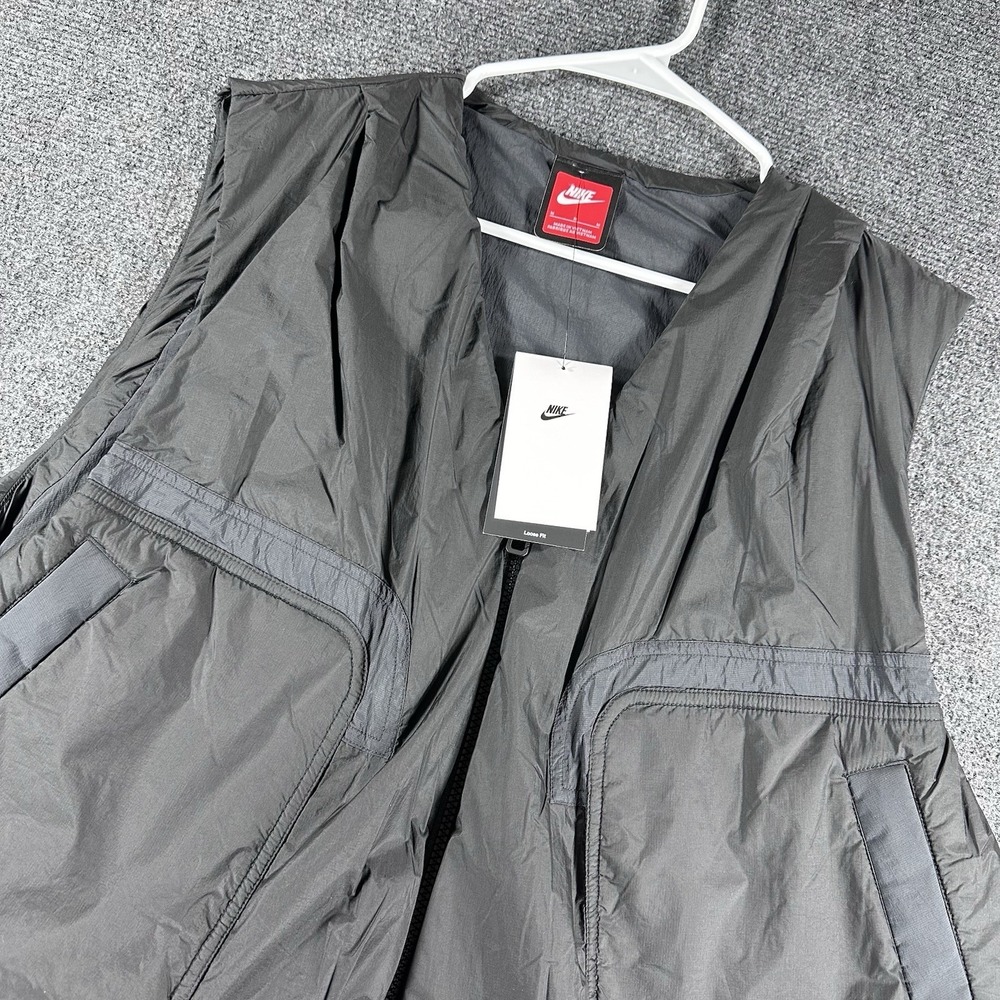 Nike Tech Woven Vest Black Loose Lightweight Men's Sz‎ M (HM4262 010)
